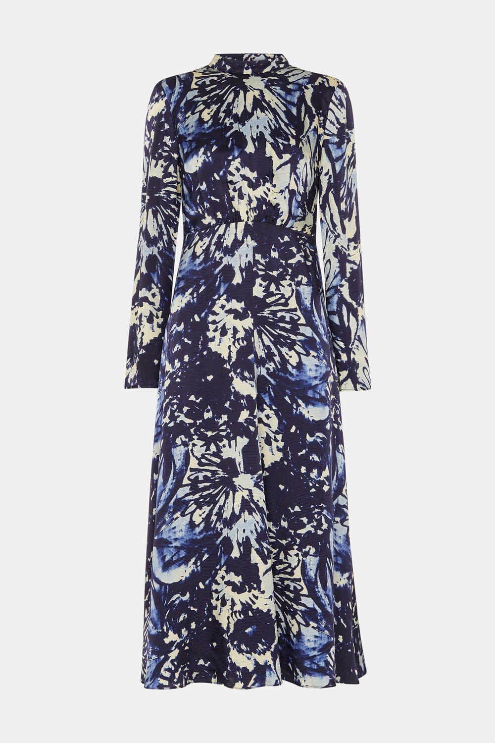 Dazzled Floral Satin Dress