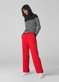 Wide Leg Helena Trouser Red