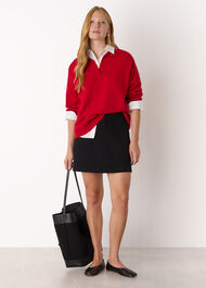 Wool Collar Neck Knit