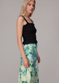 Waterflower Bias Cut Skirt