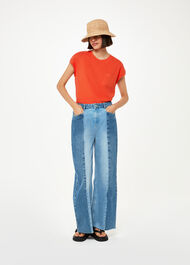 Ember Linen Mix Pocket Tee