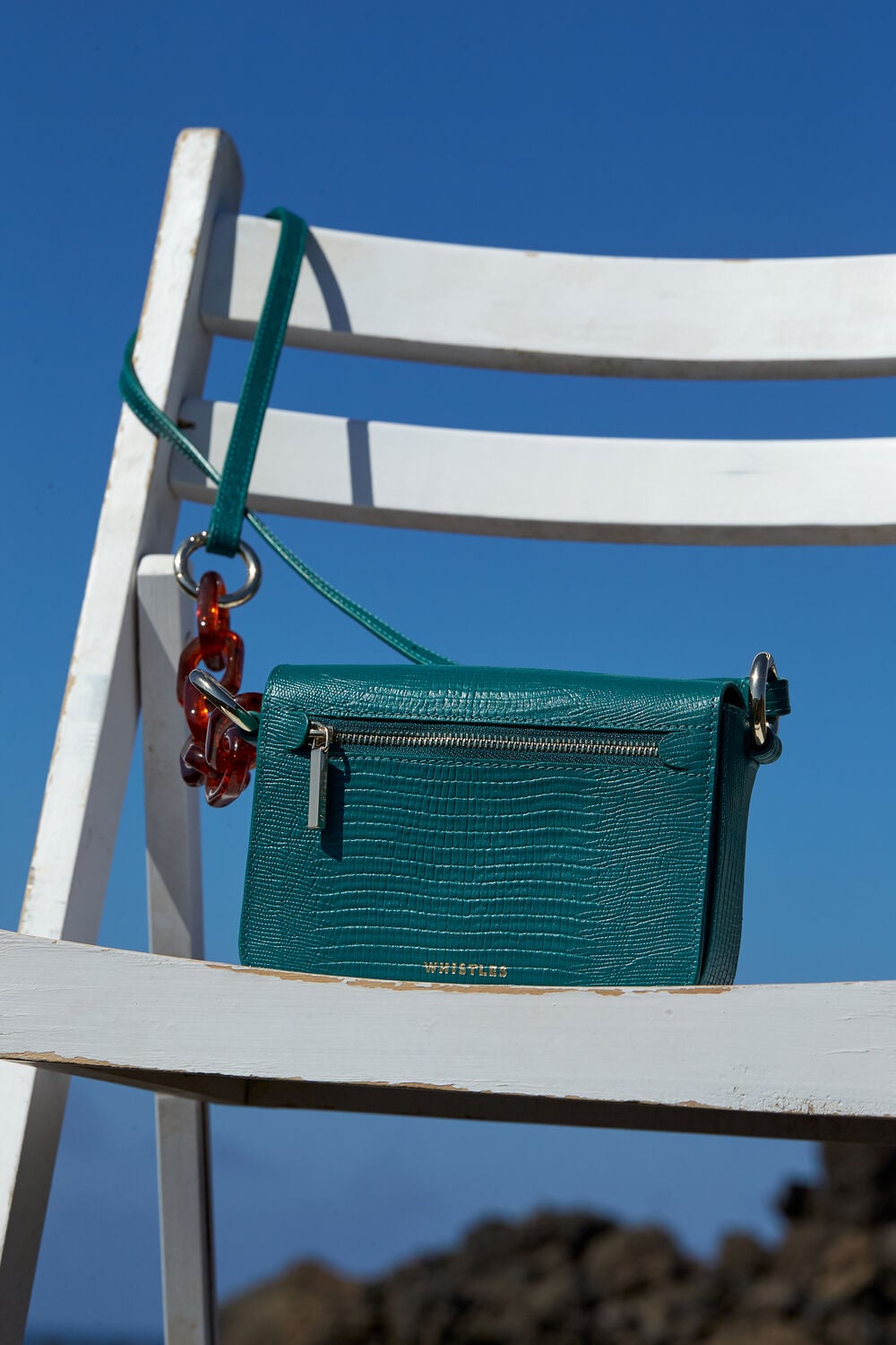 Odie Resin Chain Lizard Bag