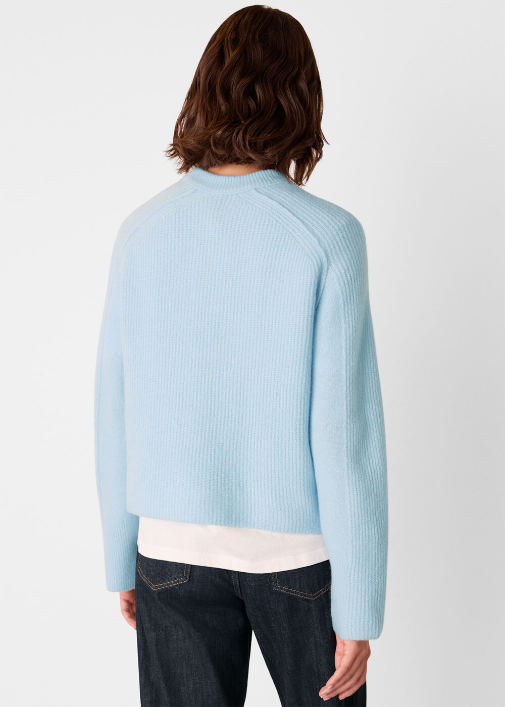 Aria Wool Mix Crew Knit