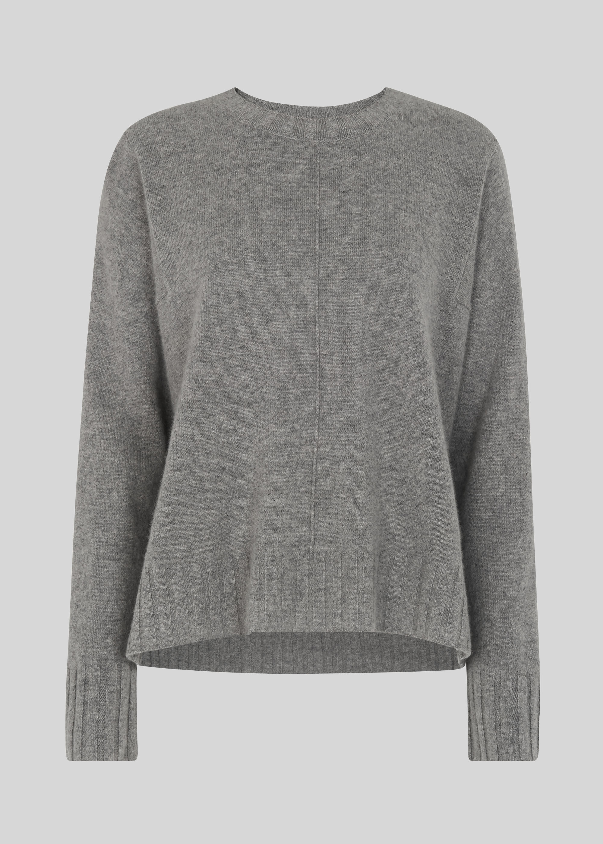 whistles grey cashmere jumper