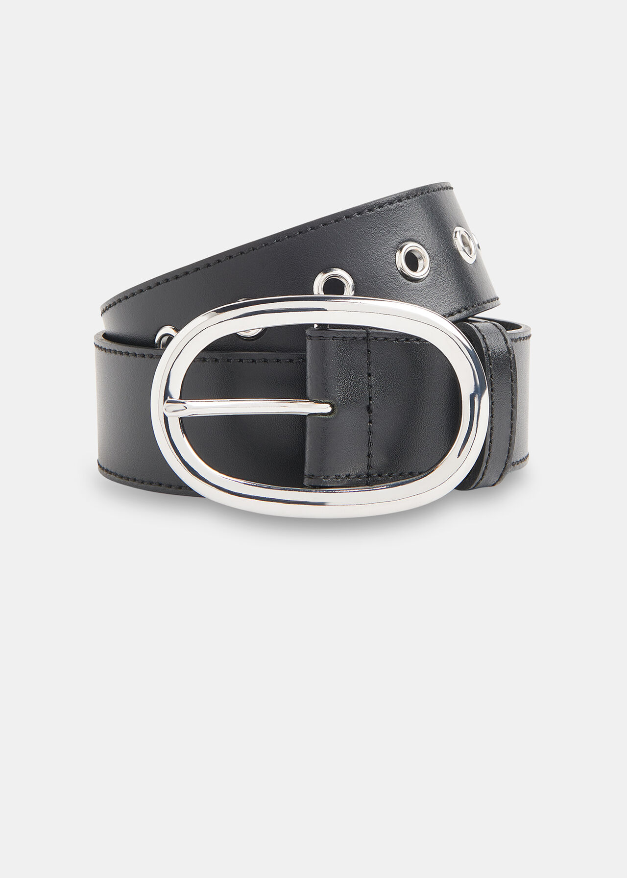 Eyelet Detail Belt