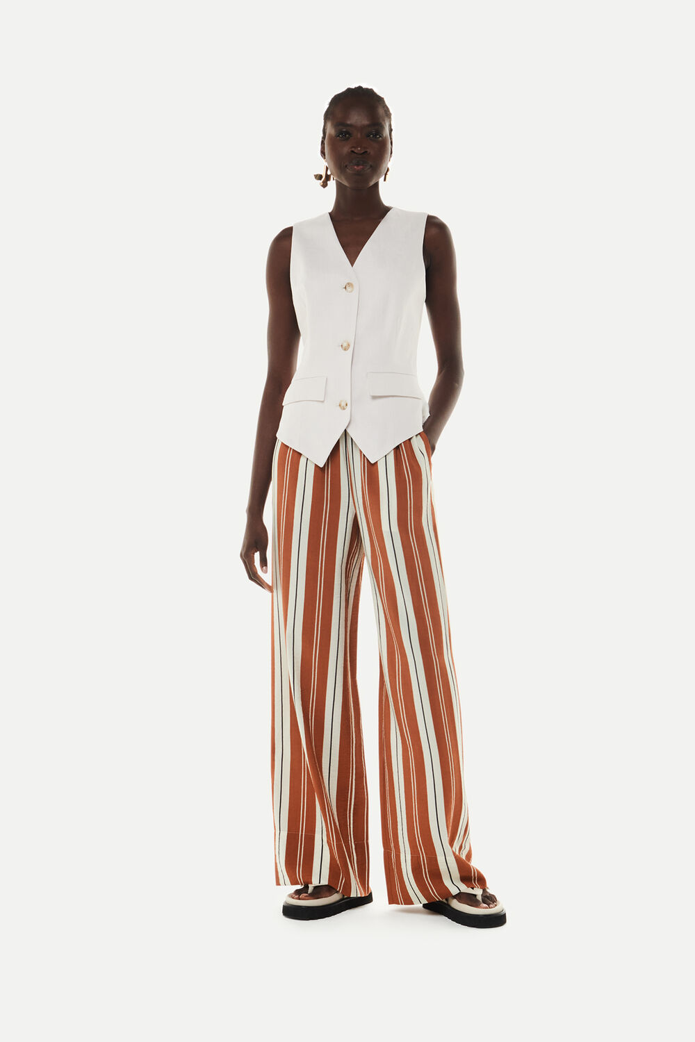 Multicolour Bridget Maxi Stripe Trouser