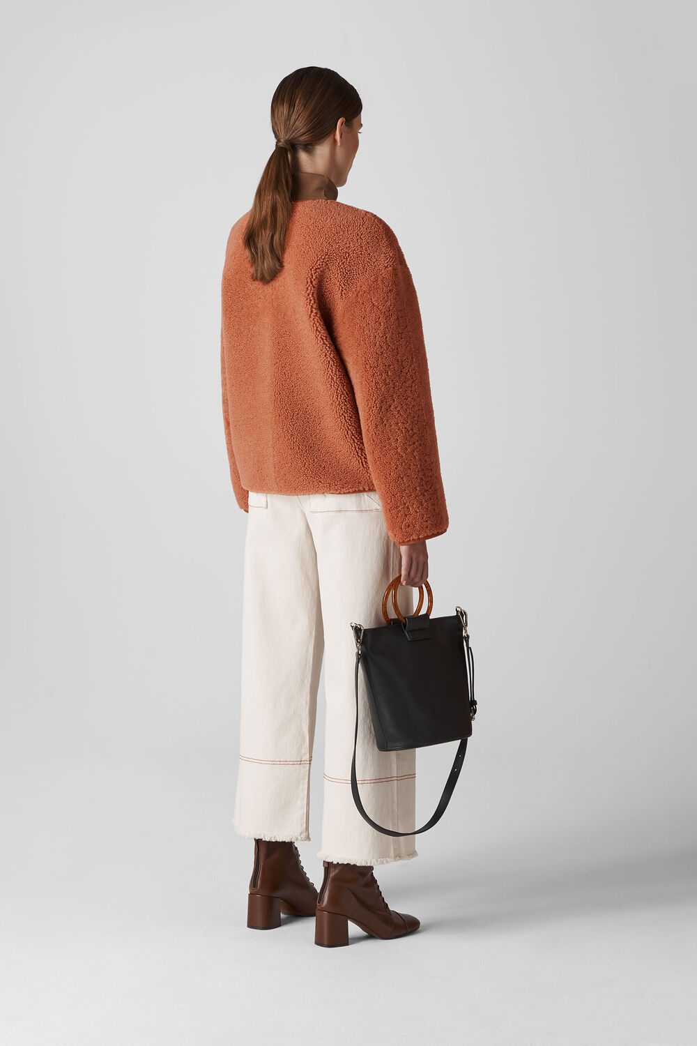 Drew Reversible Shearling Pink