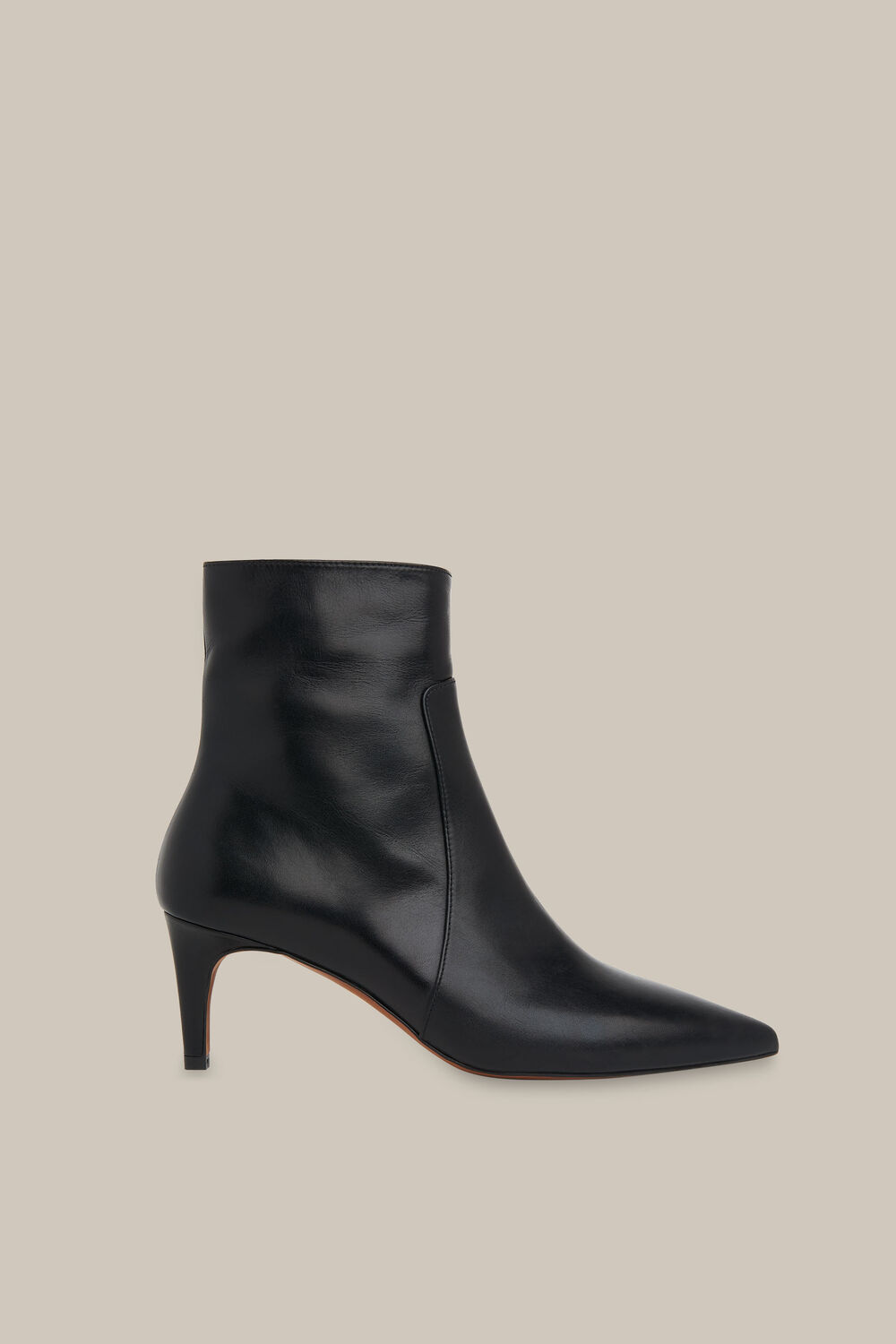 Celia Kitten Heel Boot Black