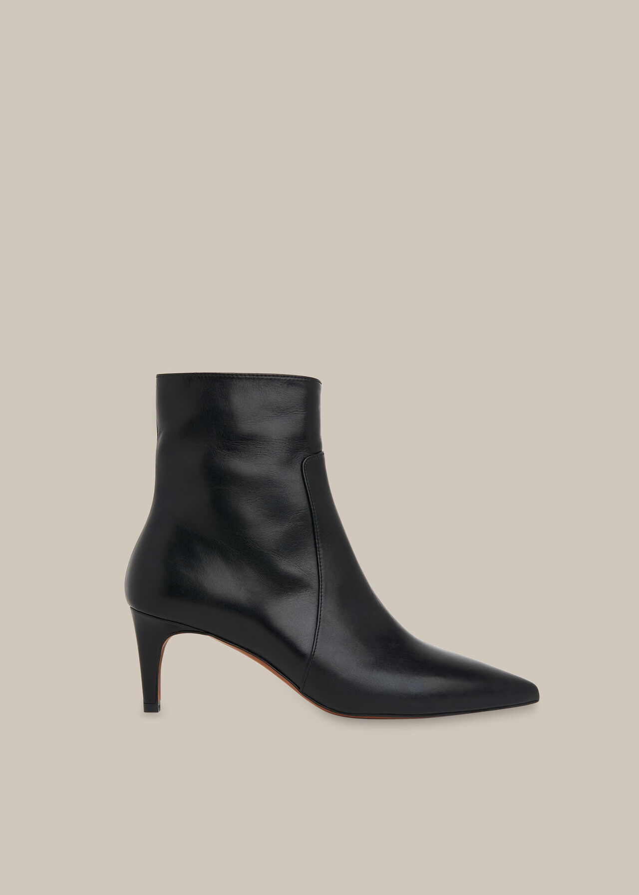 Celia Kitten Heel Boot Black