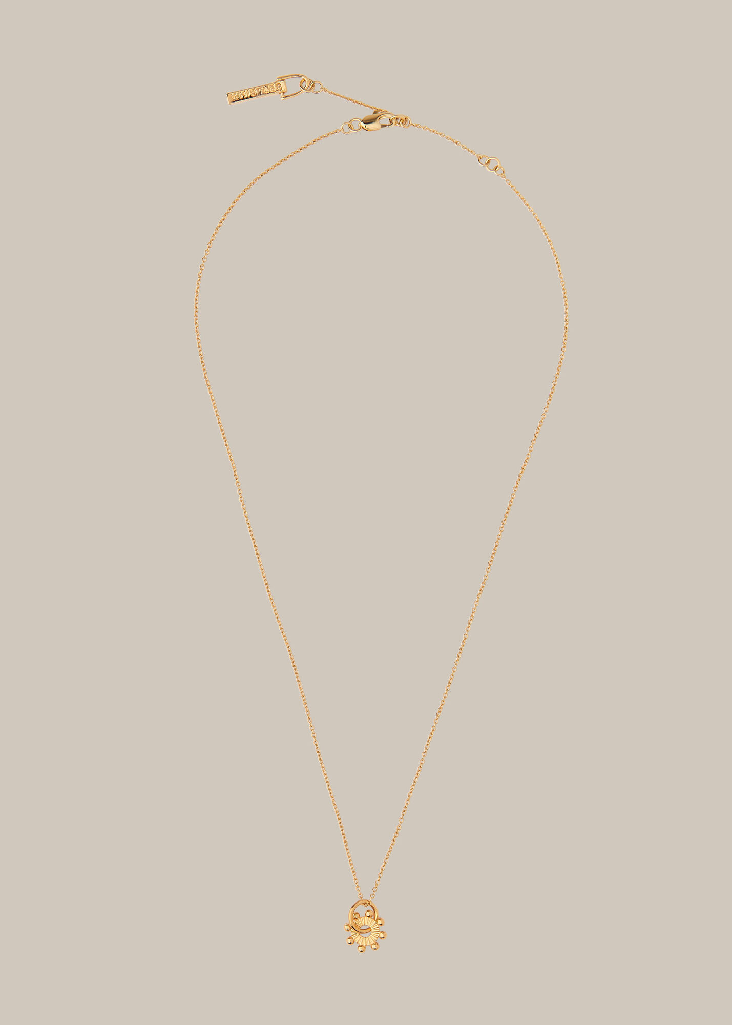 Whistles Women Beaded Sunray Necklace - Gold - One Size