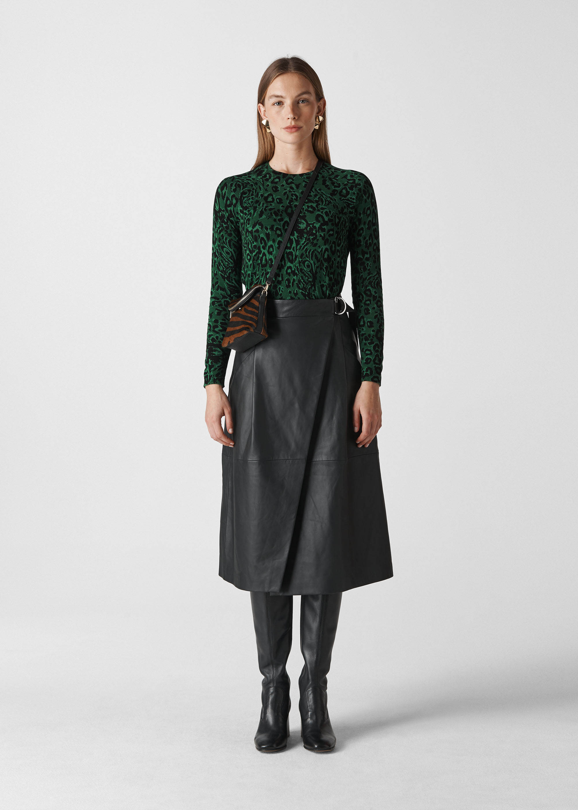 Whistles green jungle sales cat dress