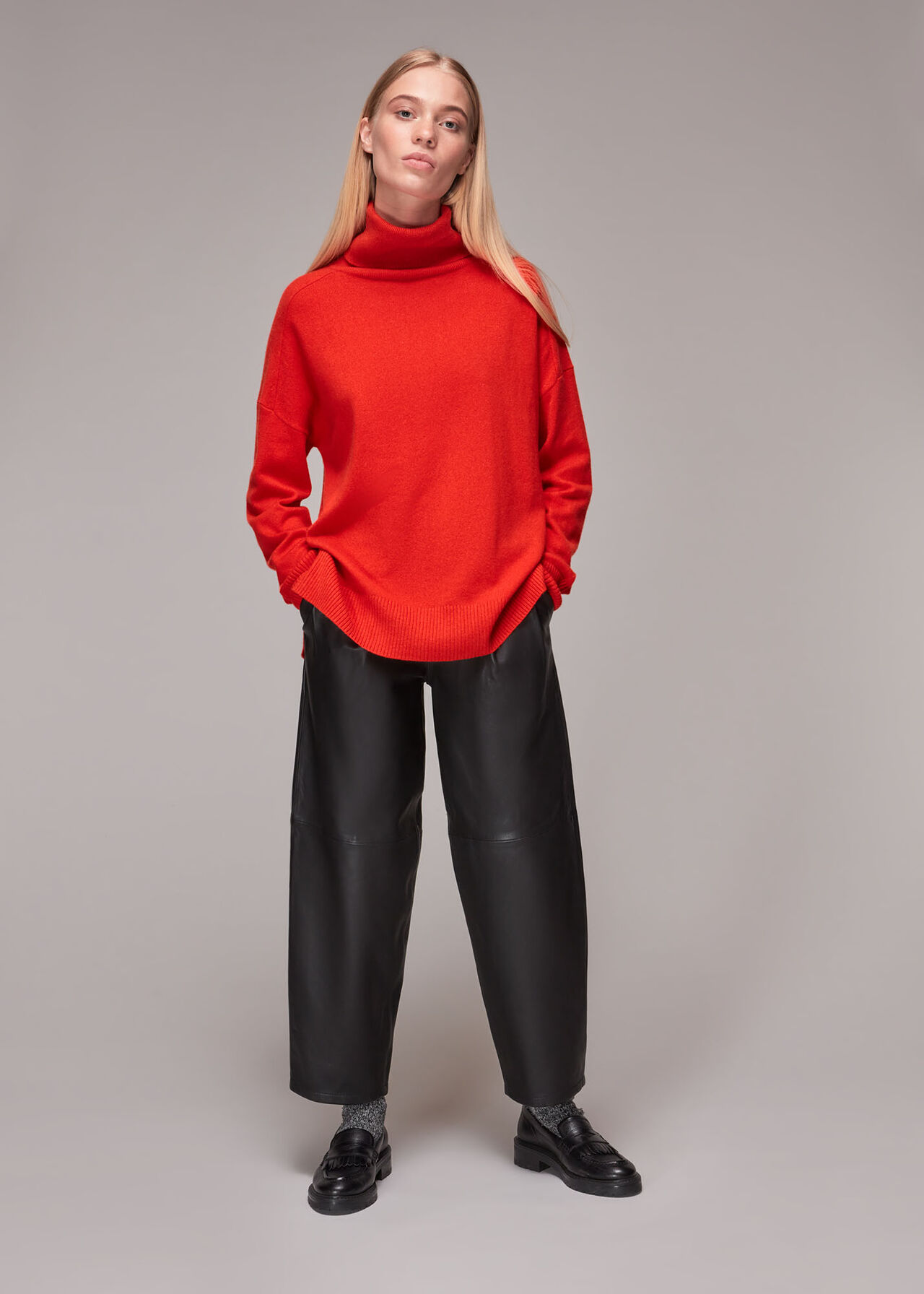 Cashmere Roll Neck Jumper