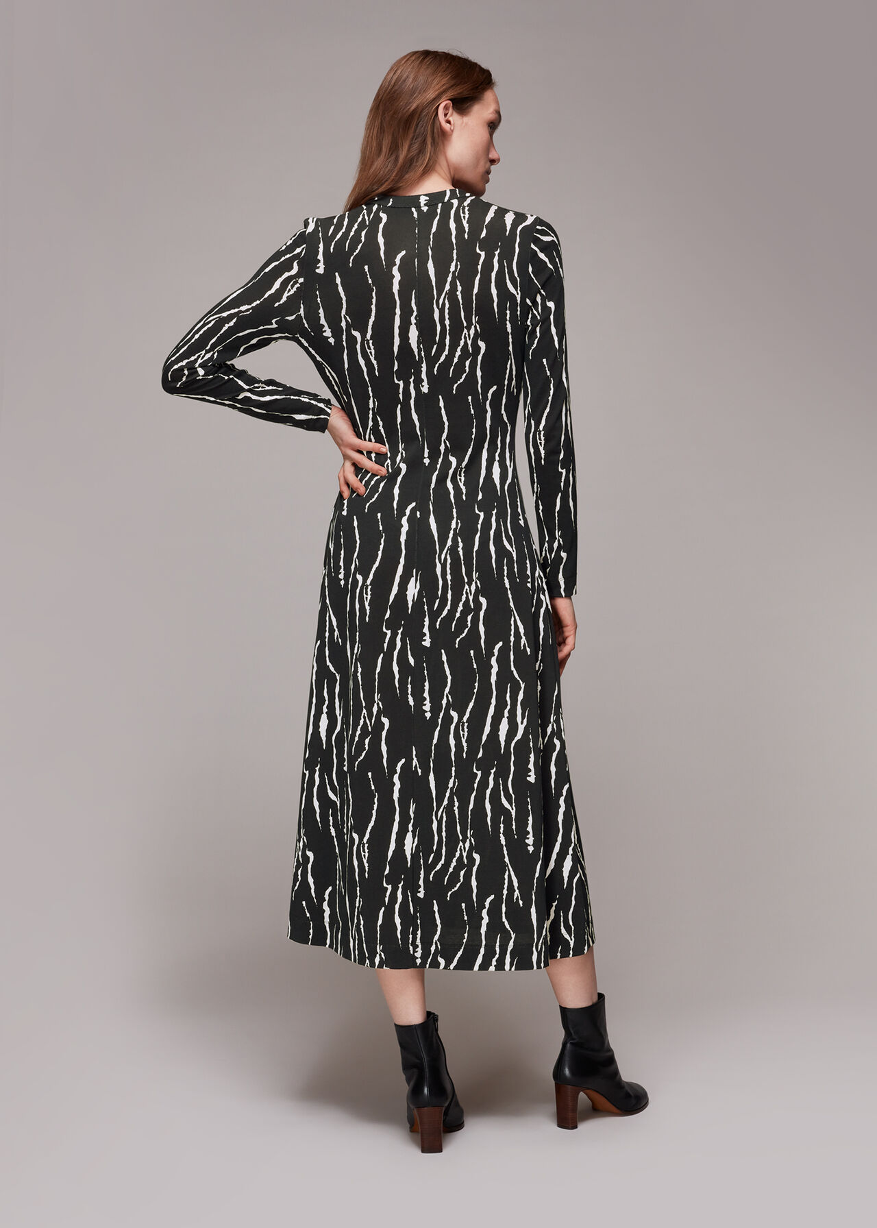 Rumi Tiger Print Jersey Dress