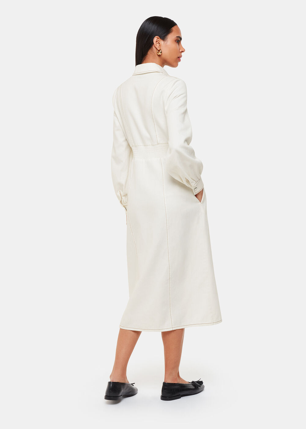 Harlowe Denim Midi Dress