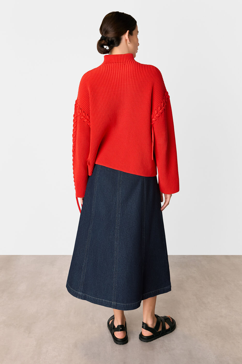 Madri Western Midi Skirt