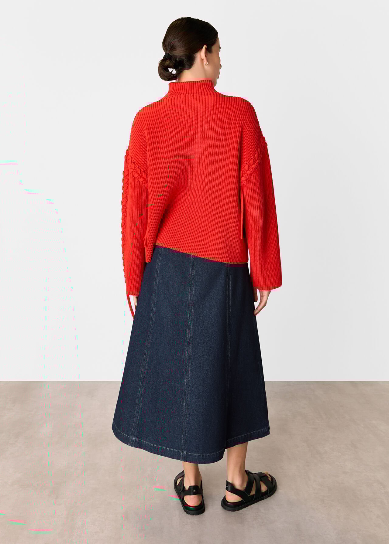 Madri Western Midi Skirt