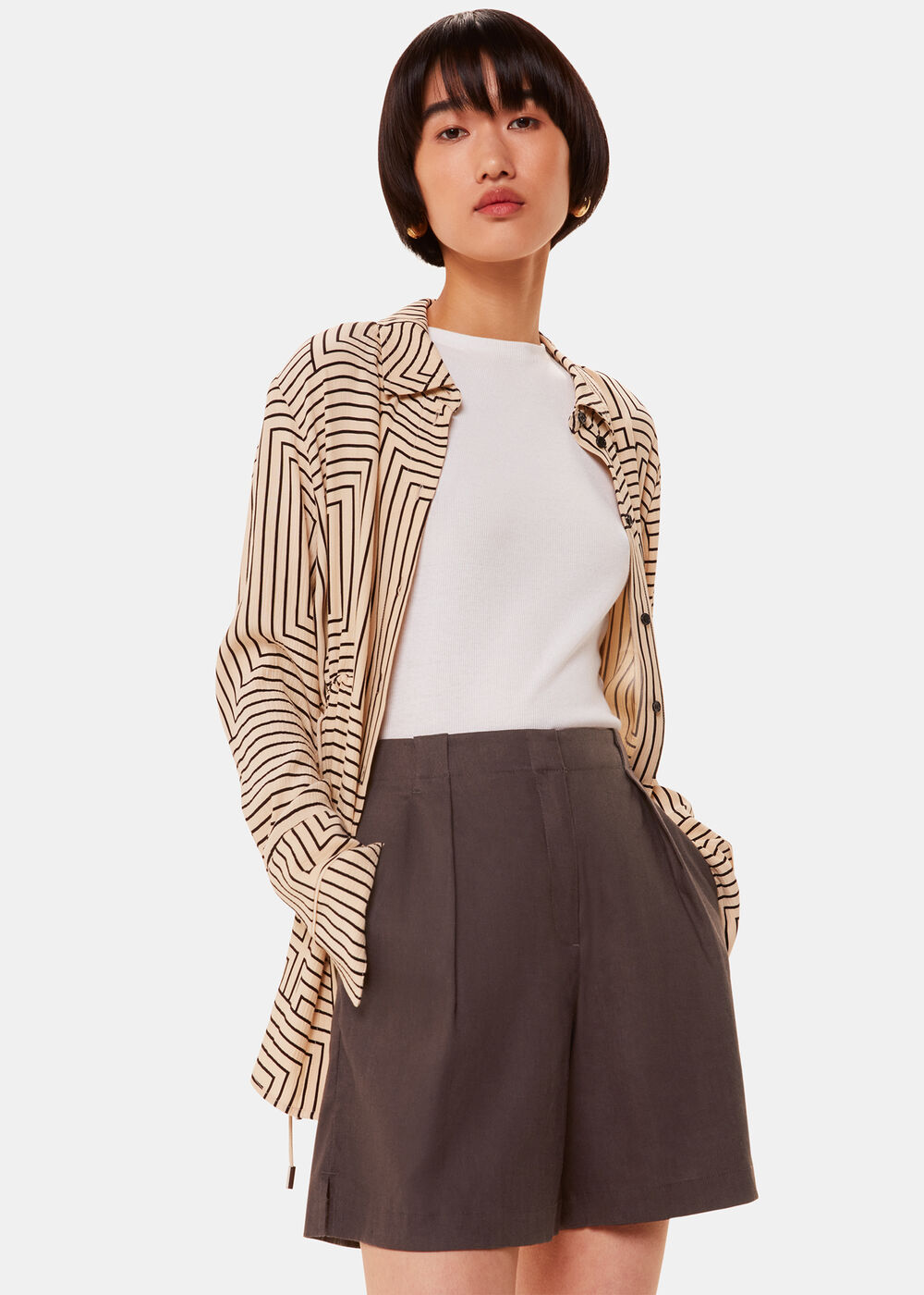 Mila Linen Blend Short
