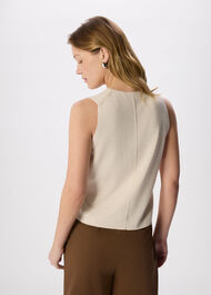 Lucy Button Front Knit Tank