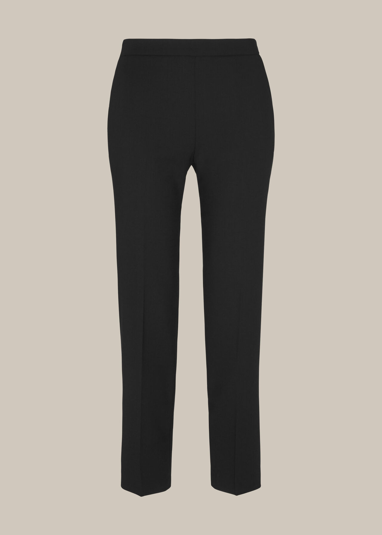 Black Anna Elasticated Waist Trouser, WHISTLES