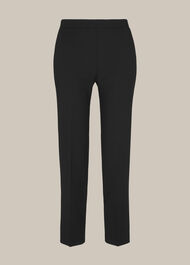 Anna Elasticated Waist Trouser Black