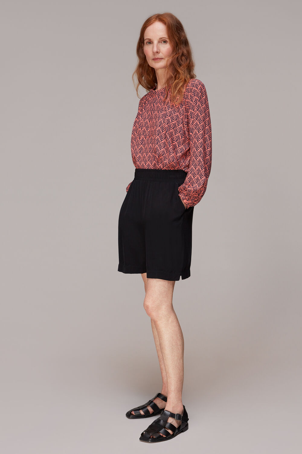 Sea Tree Print Blouse