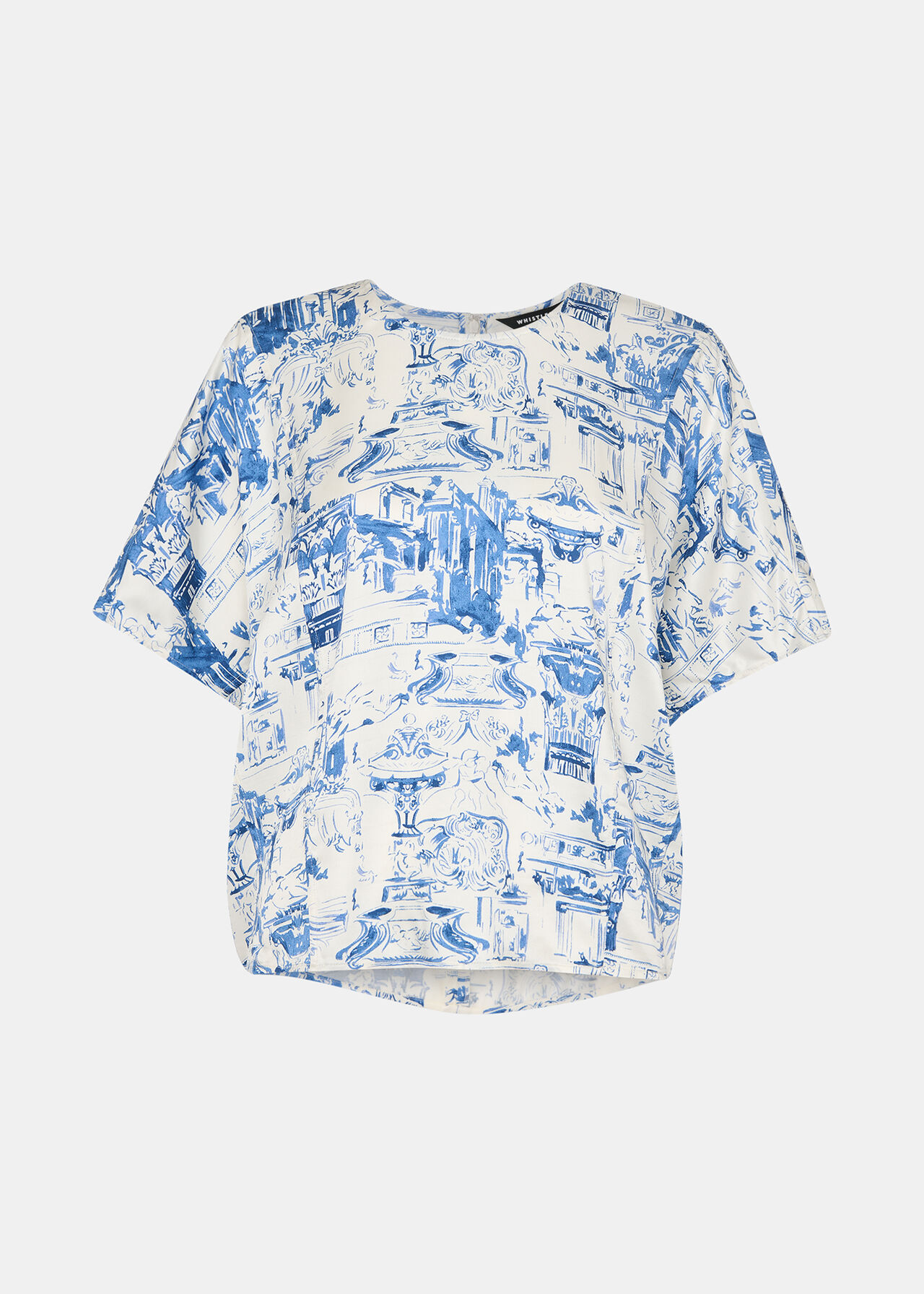 Rome Print Blouse