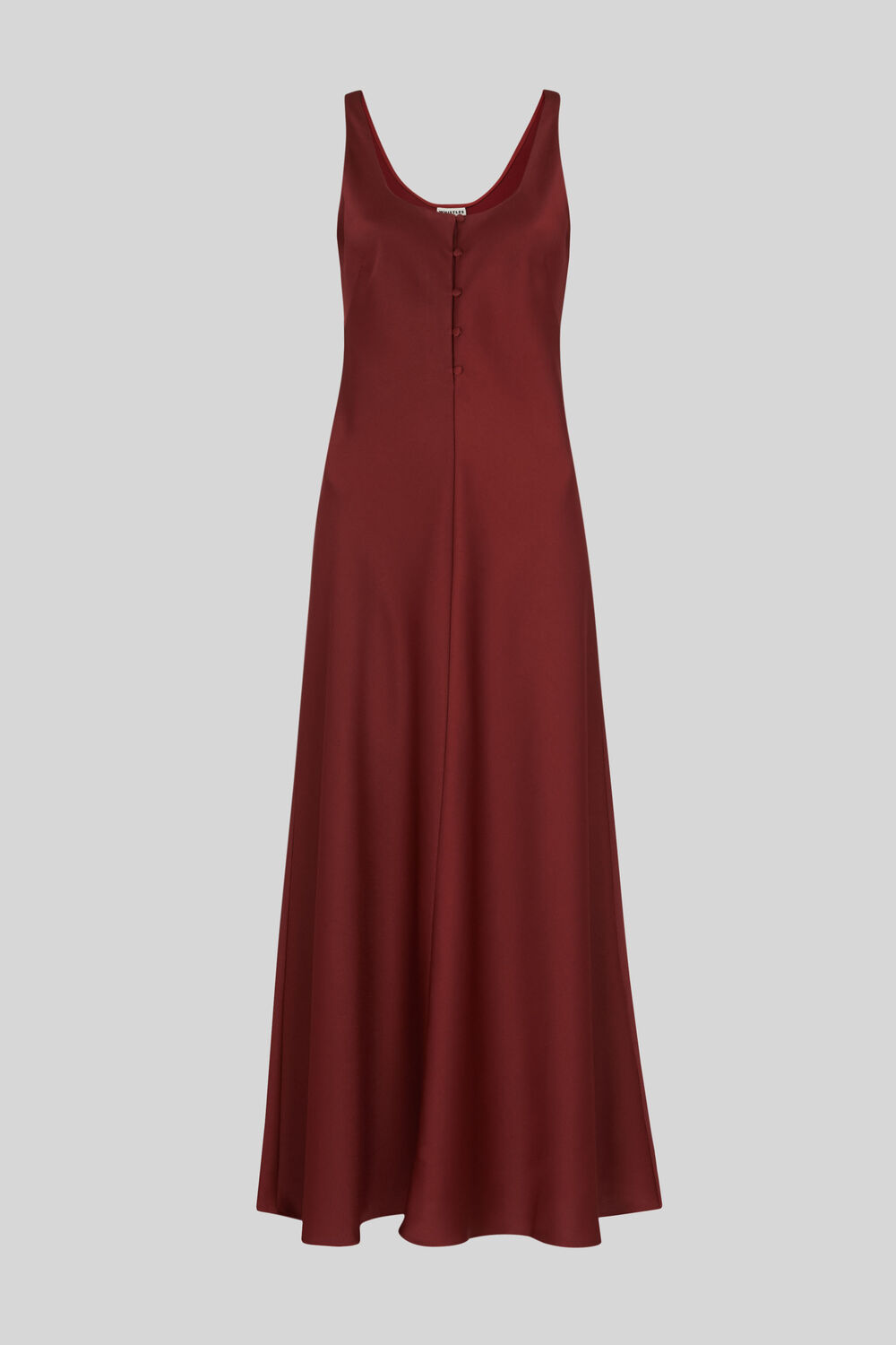 Pippa Satin Slip Dress Burgundy