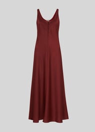 Pippa Satin Slip Dress Burgundy