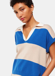 Stripe Lyla Knitted Polo