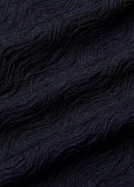 Textured Jersey Ruched Dress