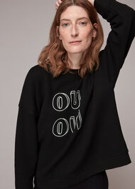 Oui Oui Logo Relaxed Sweat