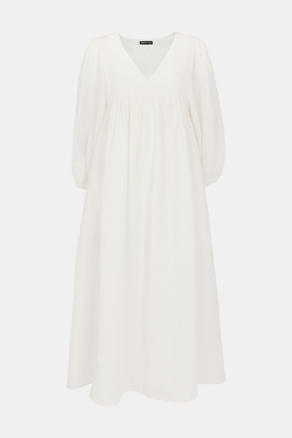 Ivory Gloria Linen Blend Dress