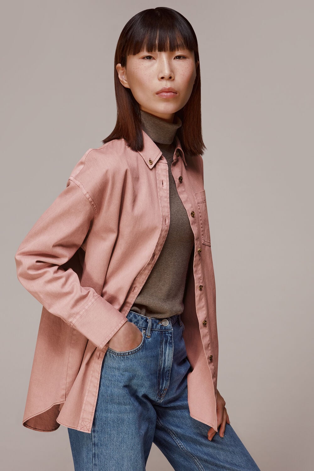 Ruby Denim Pocket Shirt