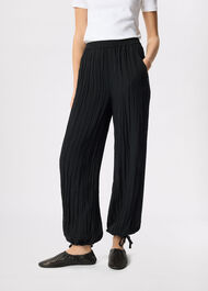 Balloon Tie Hem Trousers