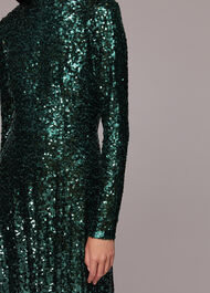Minimal Sequin Midi Dress