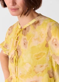 Sunshine Floral Texture Blouse