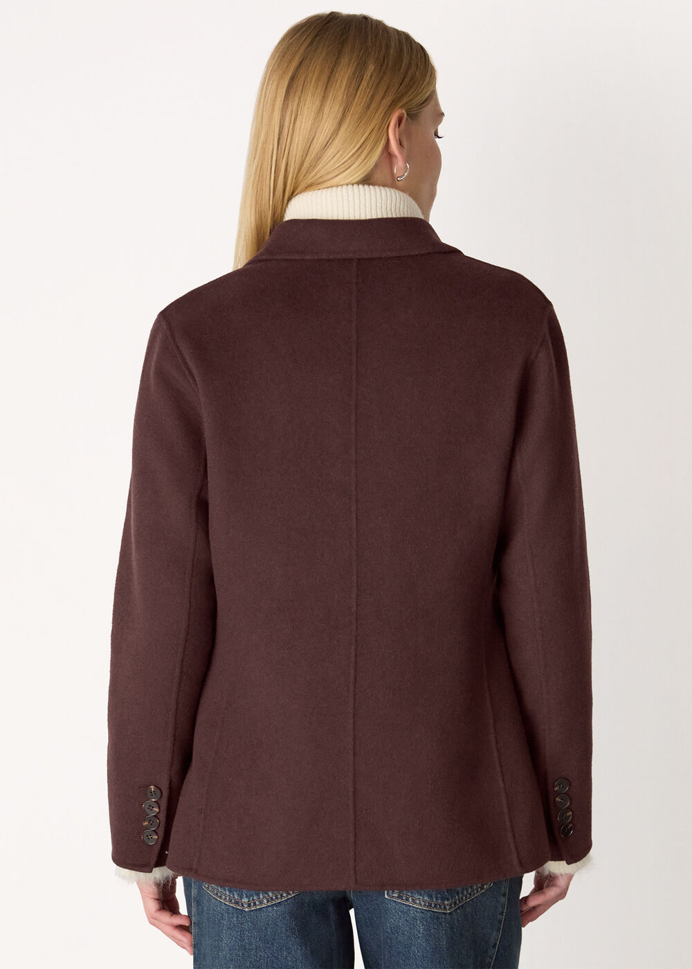 Wool Blazer Coat