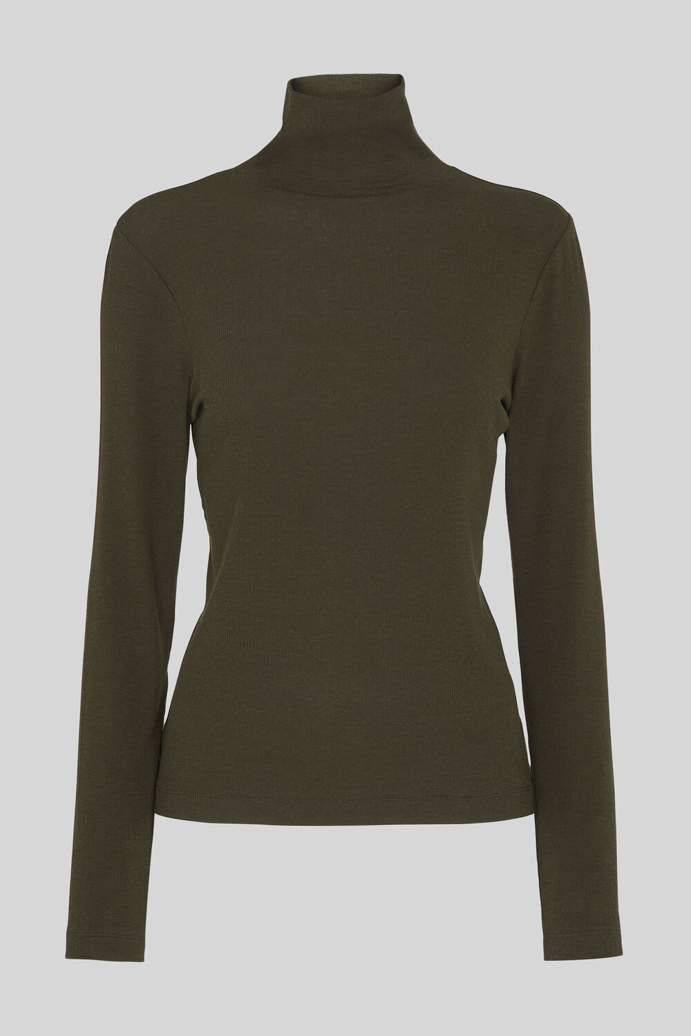 Essential Polo Neck Khaki