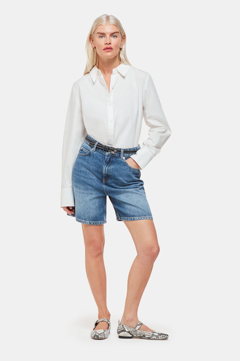 Petite Authentic Denim Short