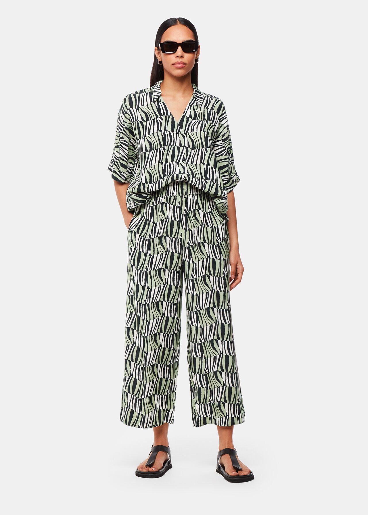 Checkerboard Tiger Trouser