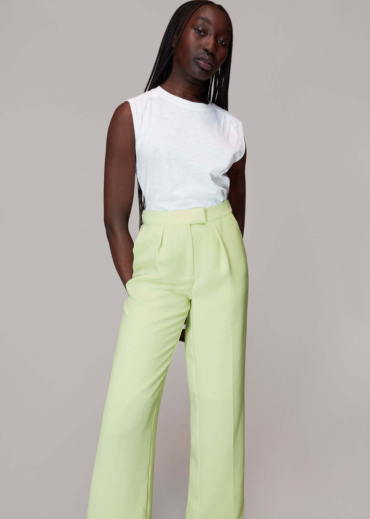 Bella Pleat Front Trouser