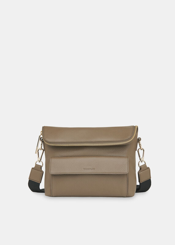 Khaki Vida Crossbody Bag