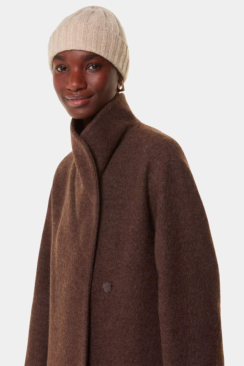 Cashmere Wool Blend Hat