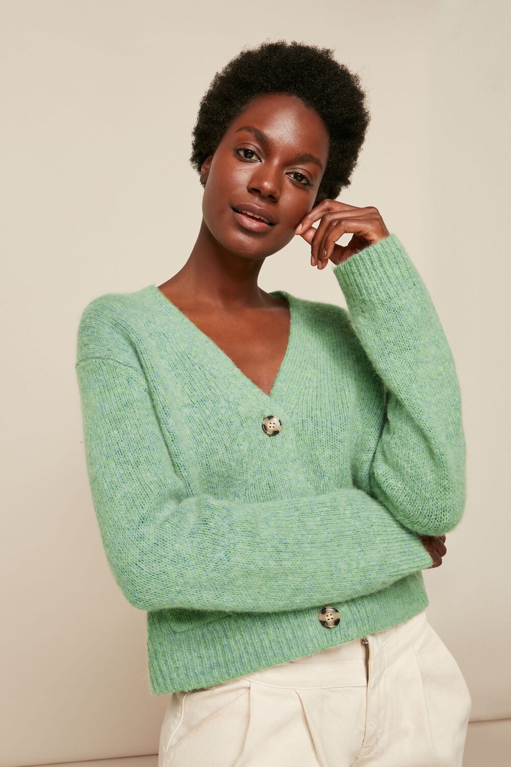 Erica Flecked Cardigan