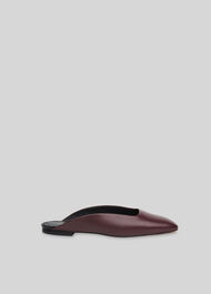 Netley Slip On Mule Burgundy