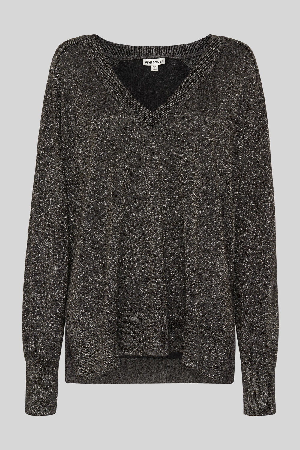 V Neck Sparkle Knit