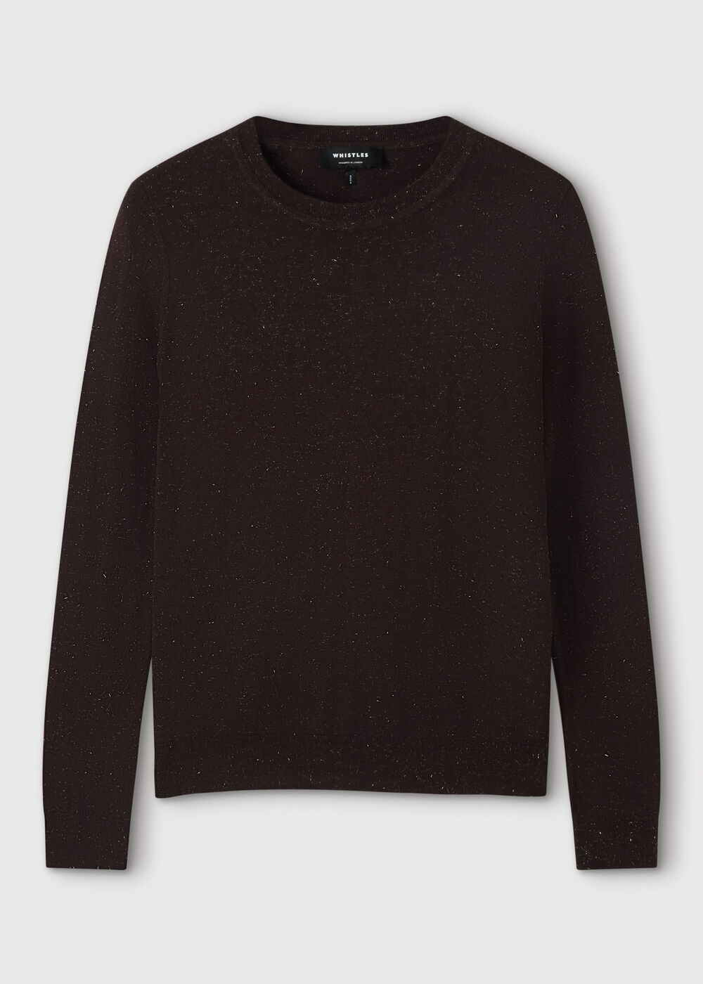 Brown Annie Sparkle Crew Neck