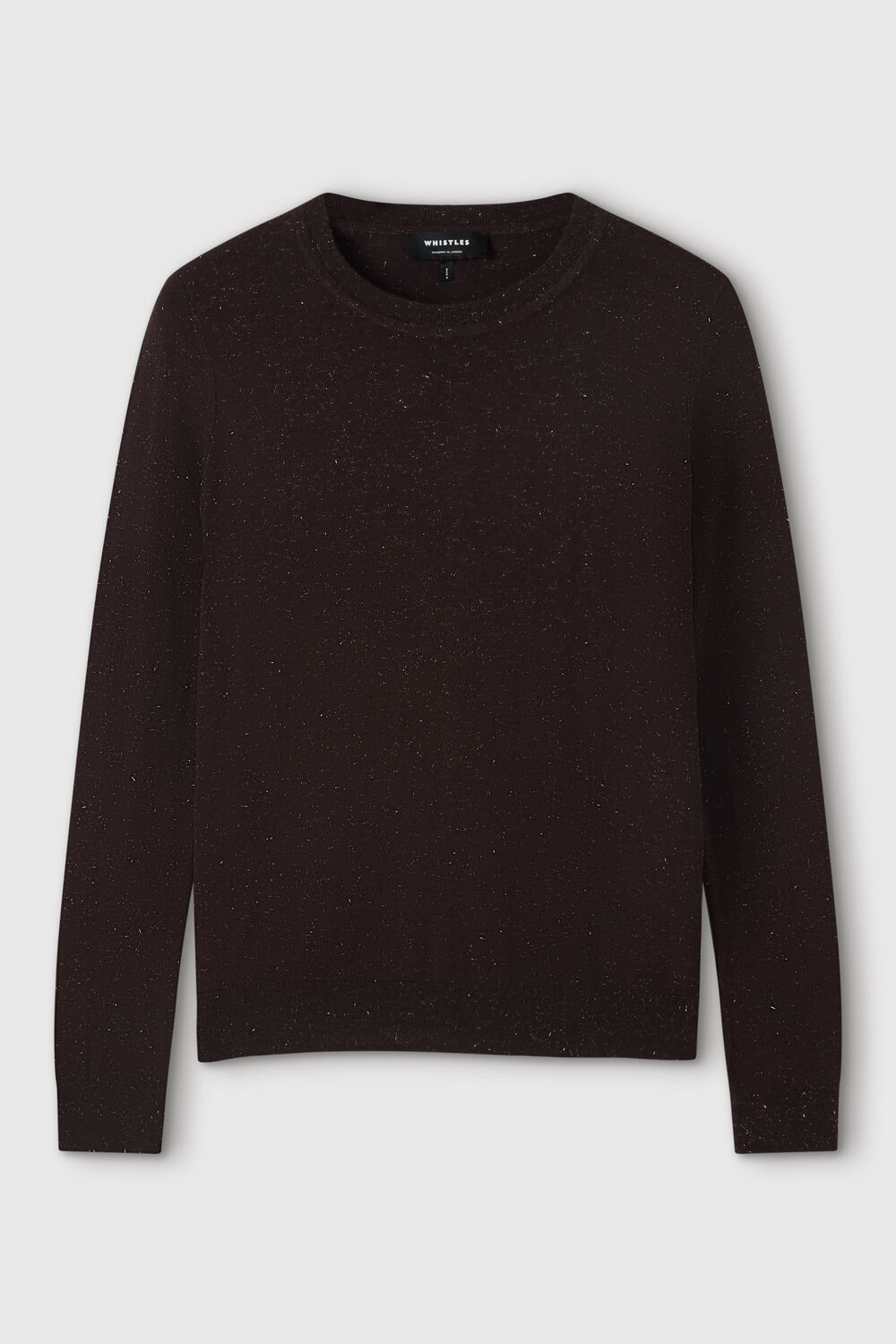 Brown Annie Sparkle Crew Neck