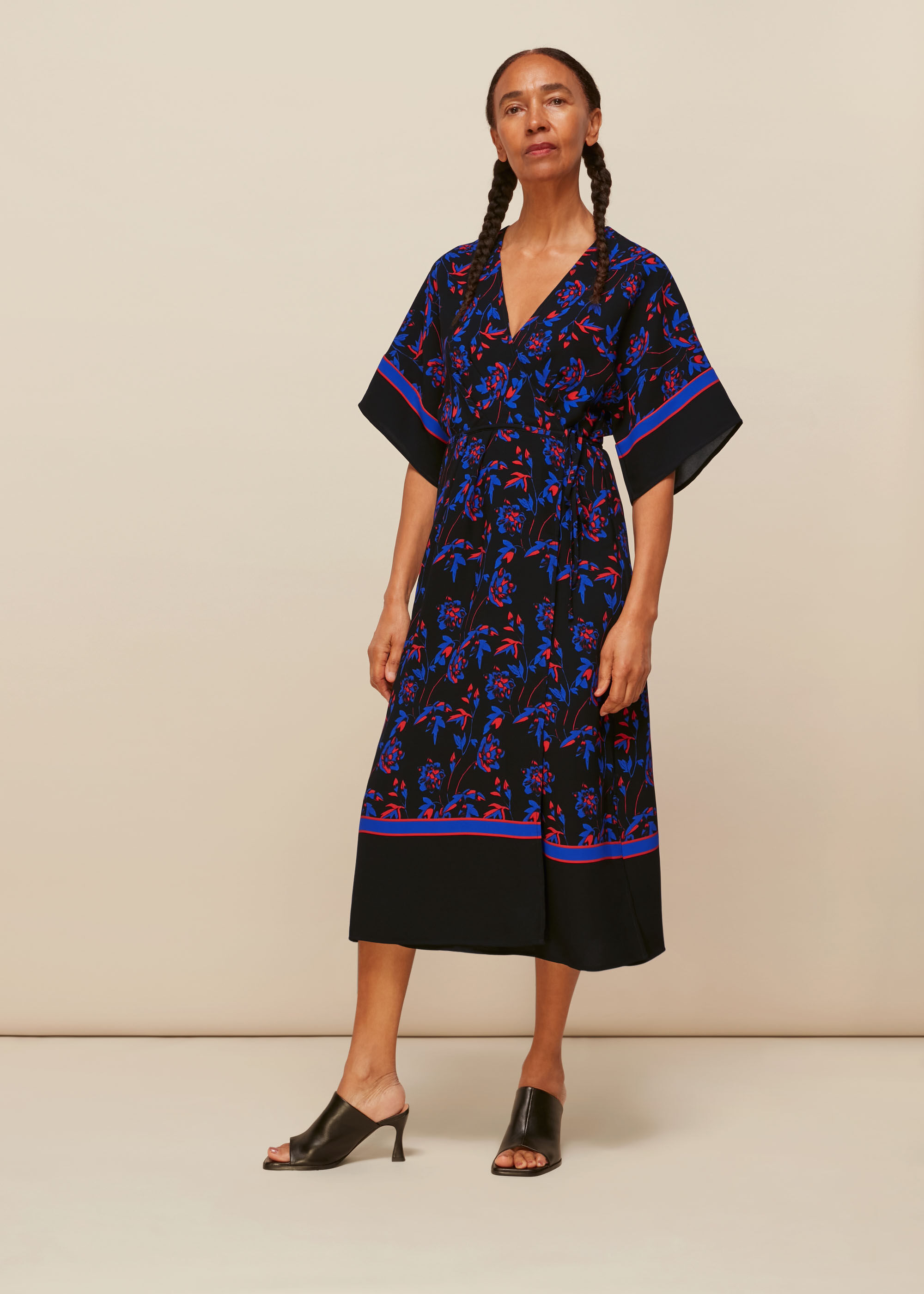 Whistles wrap on sale dress