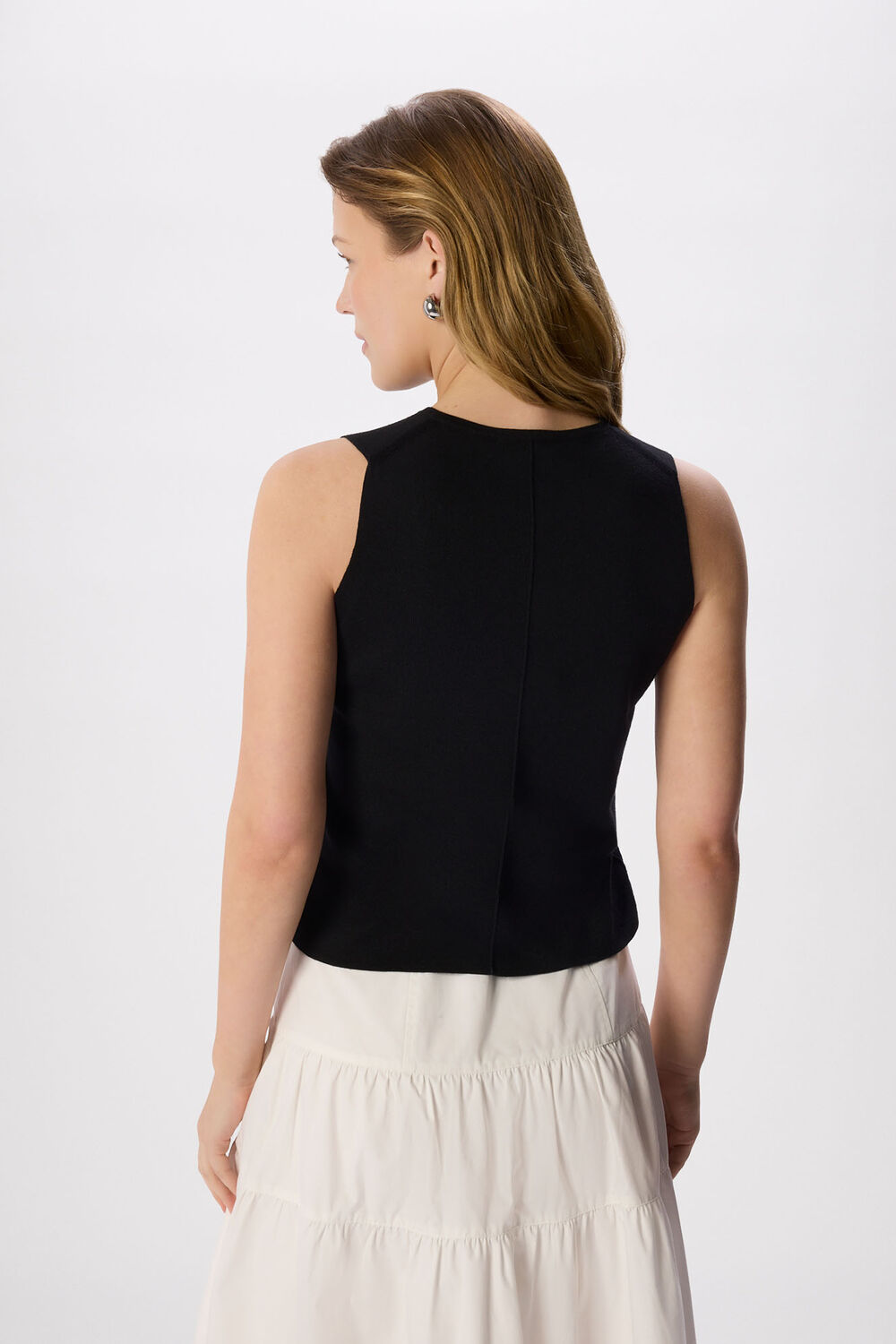 Lucy Button Front Knit Tank
